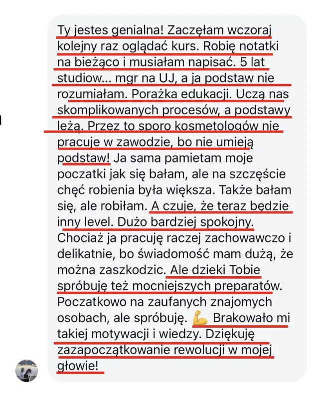 Wiadomość od Klaudii